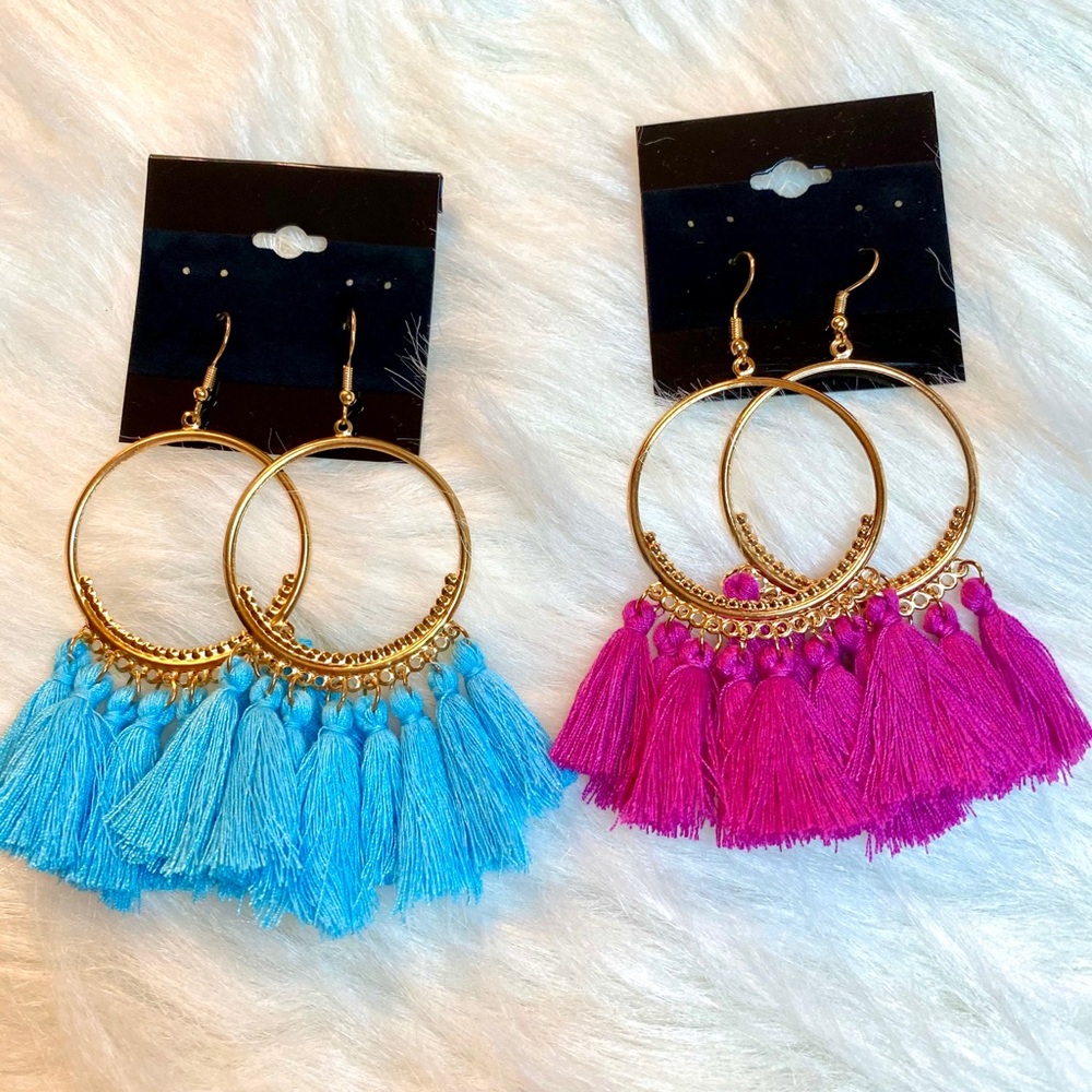 Tassels earrings of two!